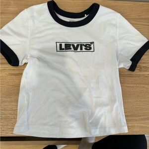 Levi’s white and black tee. NEW never been worn